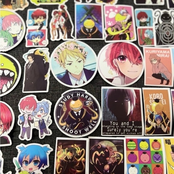 Assassination Classroom Sticker Set 50 pcs Japanese Anime - Picture 6 of 6